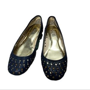Michael Kors Size 6.5 Medium  Blue Flats Women